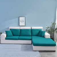 HKM-821203 Waterproof Seersucker Sofa Cover for Universal Fit - Dust and Protection Cover in Solid Color