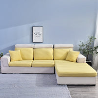 HKM-821203 Waterproof Seersucker Sofa Cover for Universal Fit - Dust and Protection Cover in Solid Color