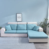 HKM-821203 Waterproof Seersucker Sofa Cover for Universal Fit - Dust and Protection Cover in Solid Color