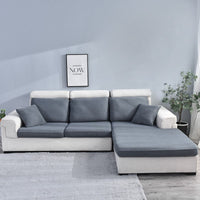 HKM-821203 Waterproof Seersucker Sofa Cover for Universal Fit - Dust and Protection Cover in Solid Color