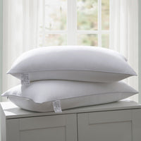 HKM-821267 Cotton Brushed Feather Fabric Pillow - Soft and Resilient, Multiple Loft Options Available