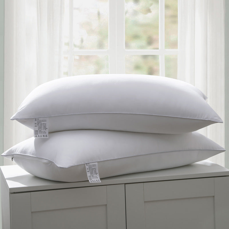 HKM-821267 Cotton Brushed Feather Fabric Pillow - Soft and Resilient, Multiple Loft Options Available