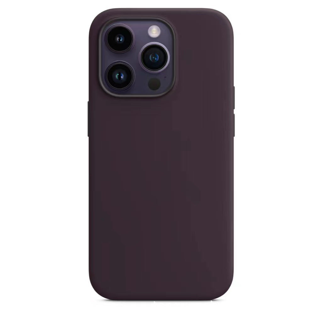 HKM-821395 Liquid Silicone Magnetic Phone Case for iPhone 14 Pro, 14 Pro Max, 14 Plus - Multiple Colors Available