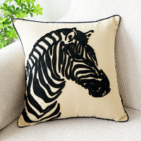 HKM-821523 Nordic Style Embroidered Chenille Throw Pillow Cover - Various Designs Available
