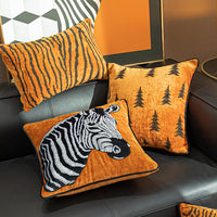 HKM-821523 Nordic Style Embroidered Chenille Throw Pillow Cover - Various Designs Available
