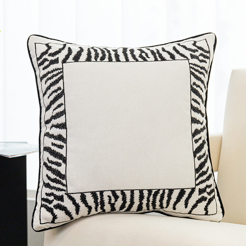 HKM-821523 Nordic Style Embroidered Chenille Throw Pillow Cover - Various Designs Available
