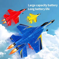 HKM-821715 Foam Remote-Controlled Hand-Launch Glider with LED Lights for Outdoor Fun