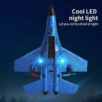 HKM-821715 Foam Remote-Controlled Hand-Launch Glider with LED Lights for Outdoor Fun