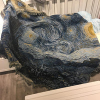 HKM-821779 Starry Night Scenic Cotton Tapestry in Various Sizes