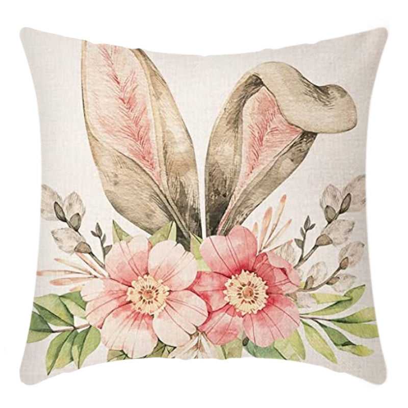 HKM-821843 Short Plush Digital Printed Throw Pillow Cover - Solid Color 45x45cm