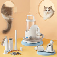 HKM-822227 Household Dog Hair Clipper and Vacuum Cleaner Combo with Shears and Combs