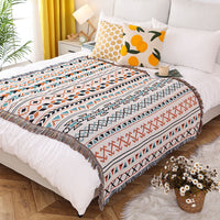 HKM-822291 American Style Cotton Acrylic Blend Camping Cover Blanket in Various Patterns and Sizes