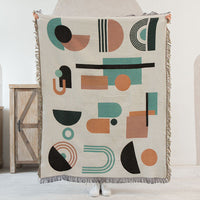 HKM-822291 American Style Cotton Acrylic Blend Camping Cover Blanket in Various Patterns and Sizes