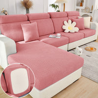 HKM-822355 Four Seasons Universal Elastic Sofa and Cushion Cover in Solid Colors