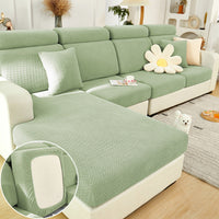HKM-822355 Four Seasons Universal Elastic Sofa and Cushion Cover in Solid Colors