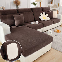 HKM-822355 Four Seasons Universal Elastic Sofa and Cushion Cover in Solid Colors