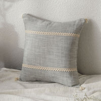 HKM-822419 Cotton Removable and Washable Rectangular Pillowcase Set with Core