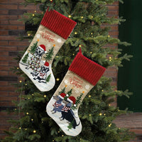 HKM-822419 Festive Cat and Dog Socks with Pendant for Christmas Tree Decoration
