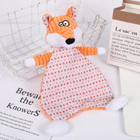HKM-822483 Bite-Resistant Velvet Fox and Elephant Stuffed Toy for Cats and Dogs – Ideal for Relieving Boredom