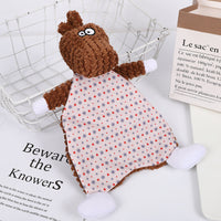 HKM-822483 Bite-Resistant Velvet Fox and Elephant Stuffed Toy for Cats and Dogs – Ideal for Relieving Boredom
