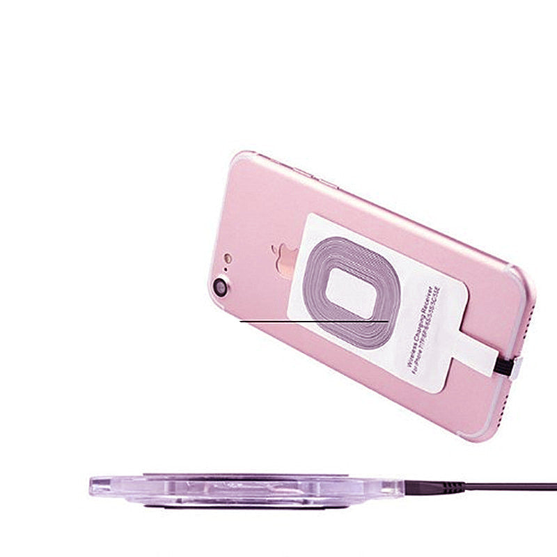 HKM-822483 Wireless Charging Receiver for iPhone and Compatible Mobile Phones, QI Standard, Induction Charging, Various Sizes Available