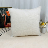 HKM-822739 Electric USB Heating Pillow Hand Warmer - Plush Material, Solid Color, 45x60cm and 45x45cm Options