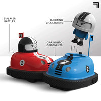 HKM-822867 Interactive 2 Player RC Bumper Cars - Remote Control Car Toys for Kids, Fun Indoor-Outdoor Battle Game