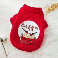 HKM-823123 Thin Velvet Cat Sweater for All Sizes - Soft Milk Silk Material, Festive Designs