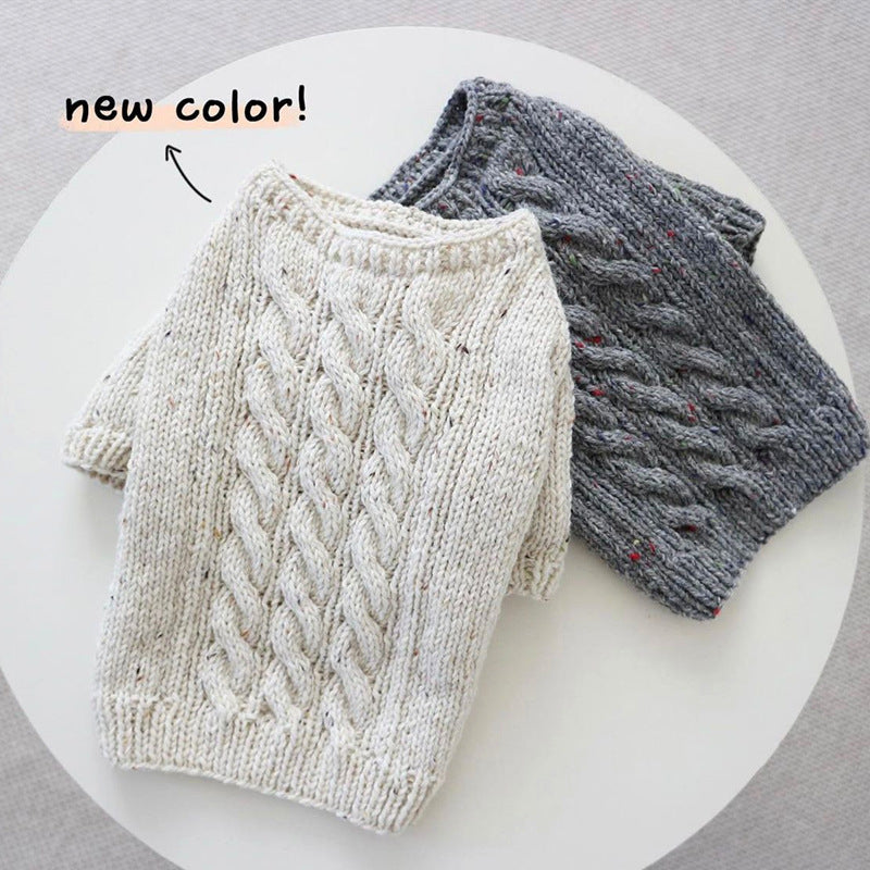 HKM-823187 Knitted Sweater for Pets in Multiple Colors and Patterns - Autumn and Winter Collection