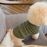 HKM-823187 Knitted Sweater for Pets in Multiple Colors and Patterns - Autumn and Winter Collection