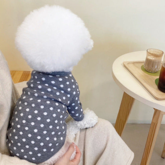 HKM-823187 Knitted Sweater for Pets in Multiple Colors and Patterns - Autumn and Winter Collection