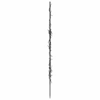 HKM-823251 Warm White Star-Shaped Christmas Decoration with 115 LEDs and Ground Spikes, 8 Lighting Modes, 90 x 85 cm