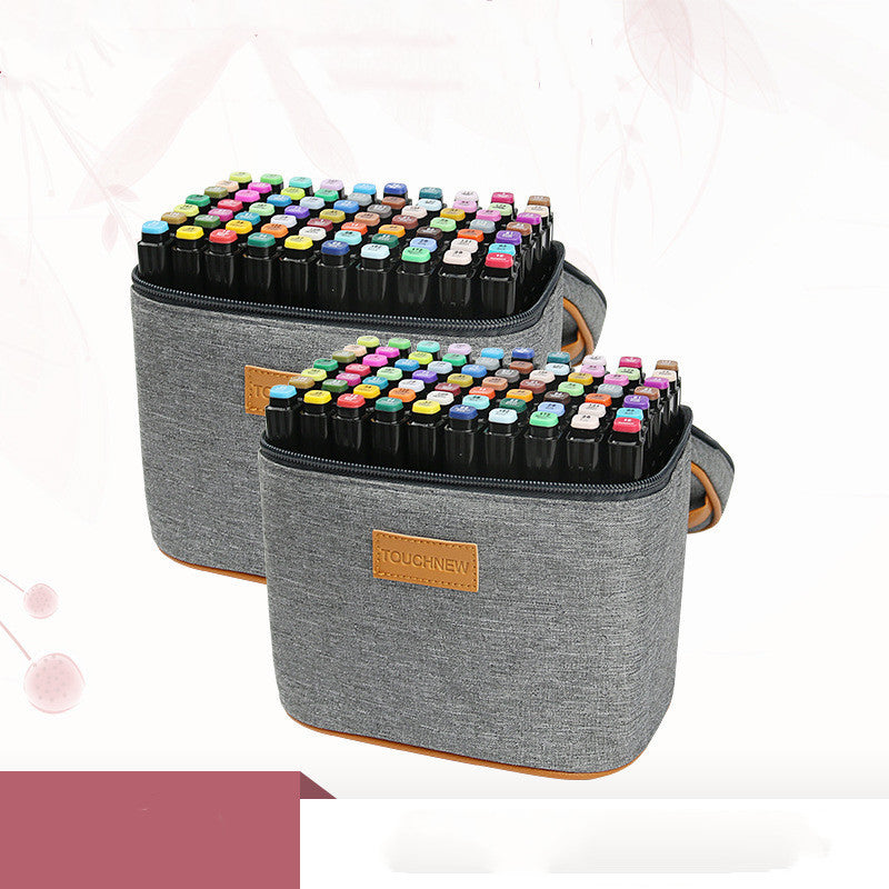 HKM-823379 Hand-Drawn Design Oily Pens for Art and Coloring, 168 Colors Available
