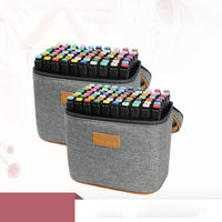 HKM-823379 Hand-Drawn Design Oily Pens for Art and Coloring, 168 Colors Available
