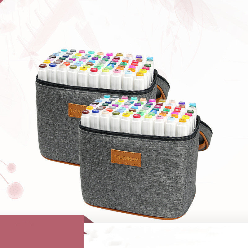 HKM-823379 Hand-Drawn Design Oily Pens for Art and Coloring, 168 Colors Available