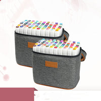 HKM-823379 Hand-Drawn Design Oily Pens for Art and Coloring, 168 Colors Available