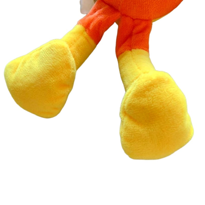 HKM-823443 Interactive Squeaky Dog Toy - Chew-Resistant Plush Chicken for Play and Dental Care
