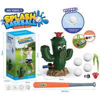 HKM-823699 2-in-1 Helicopter Sprinkler Water Game for Outdoor Fun with Baseball Activity