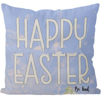 HKM-823763 Nordic Blue and Green Polyester Throw Pillowcase, 45x45cm, Easter Series