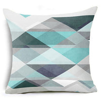HKM-823891 Modern Minimalist Geometric Abstract Pillowcase - 45x45cm Blended Fabric