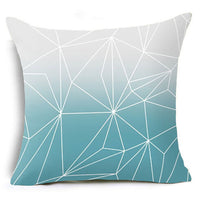 HKM-823891 Modern Minimalist Geometric Abstract Pillowcase - 45x45cm Blended Fabric