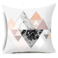 HKM-823891 Modern Minimalist Geometric Abstract Pillowcase - 45x45cm Blended Fabric