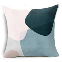 HKM-823891 Modern Minimalist Geometric Abstract Pillowcase - 45x45cm Blended Fabric