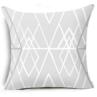 HKM-823891 Modern Minimalist Geometric Abstract Pillowcase - 45x45cm Blended Fabric