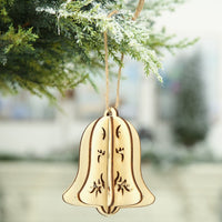 HKM-823891 Three-Dimensional Wooden Five-Pointed Star Christmas Pendant for Holiday Decoration