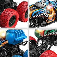 HKM-824019 Light Spray Remote Control 6-Wheel Shark Truck Toy - Electric Off-Road Climbing Vehicle for Ages 5+