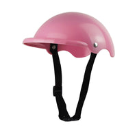HKM-824083 Small Pet Helmet for Motorcycle Safety in Pink, Black, Yellow, and Green
