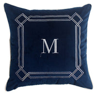 HKM-824147 Elegant Dutch Velvet Embroidery Pillow Cover, 45x45cm, Modern Design Accent Cushion