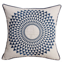 HKM-824147 Elegant Dutch Velvet Embroidery Pillow Cover, 45x45cm, Modern Design Accent Cushion