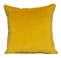 HKM-824147 Elegant Dutch Velvet Embroidery Pillow Cover, 45x45cm, Modern Design Accent Cushion